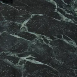 Grayson Brushed Bronze Rectangular Dining Table with Emerald Green Sintered Stone Top - 268x118cm