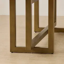 Grayson Brushed Bronze Rectangular Dining Table with Emerald Green Sintered Stone Top - 268x118cm