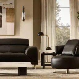 Grayson Matte Black Side Table with Statuario White Sintered Stone Top