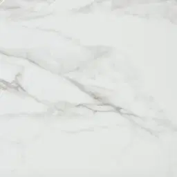 Grayson Matte Black Entertainment Unit with Statuario White Sintered Stone Top