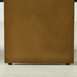 Grayson Brushed Bronze Entertainment Unit with Emerald Green Sintered Stone Top