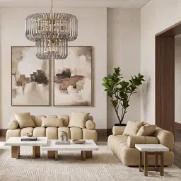 Grayson Brushed Bronze 33cm High Coffee Table with Statuario White Sintered Stone Top