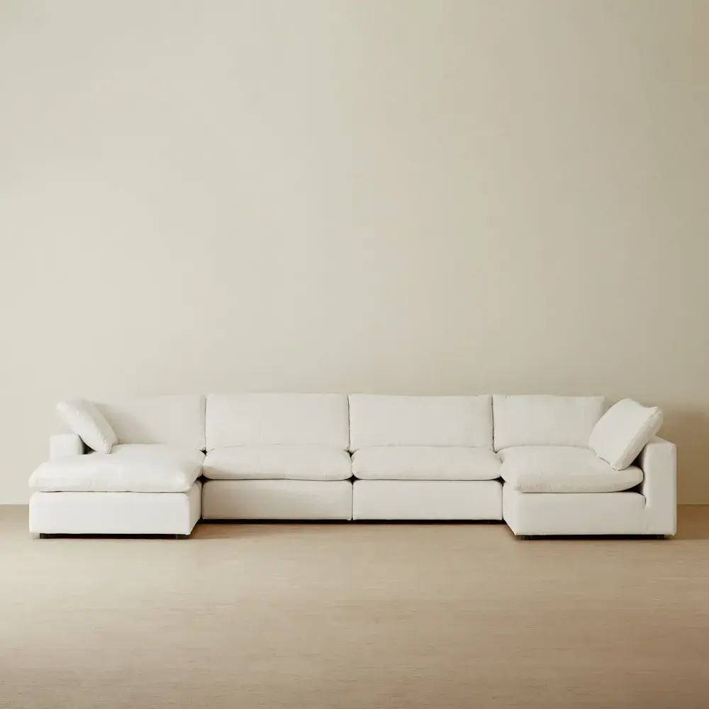 Elora II Arctic White Modular Sofa