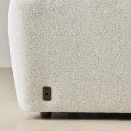 Augusta Stone White Modular Right Arm Recliner