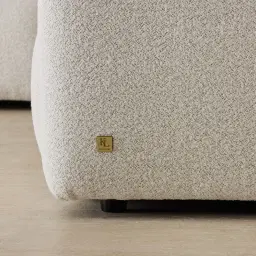 Augusta Stone White Modular Right Arm Recliner