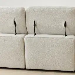 Augusta Stone White Modular Right Arm Recliner