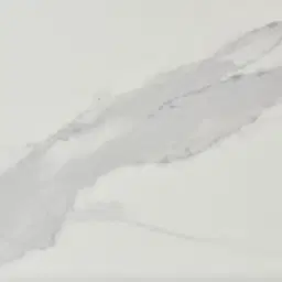 Aspen Statuario White Sintered Stone Curved Dining Table - Matte Black Legs 240x118cm