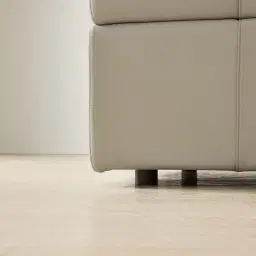 Riviera Milk Coffee 3 Pieces Modular Leather Sofa