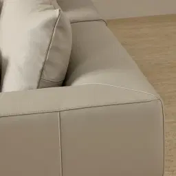 Riviera Milk Coffee Leather Modular Sofa