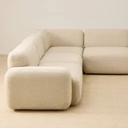 Capri Pearl Beige Modular Corner Sofa