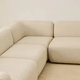 Capri Pearl Beige Modular Corner Sofa