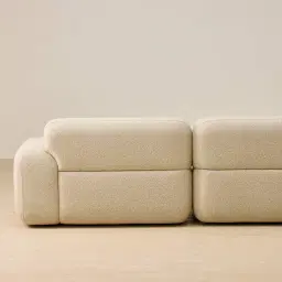 Capri Pearl Beige 3 Pieces Sofa