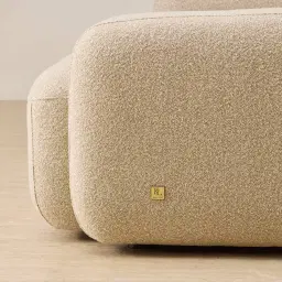 Capri Pearl Beige 2 Pieces Sofa