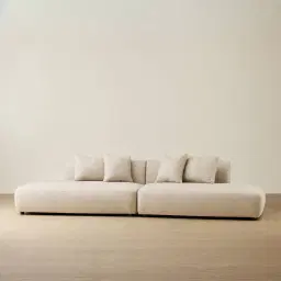 Evo Dusty Beige Fabric Modular Sofa