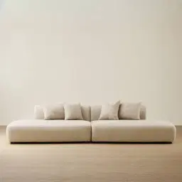 Evo Dusty Beige Fabric Modular Sofa