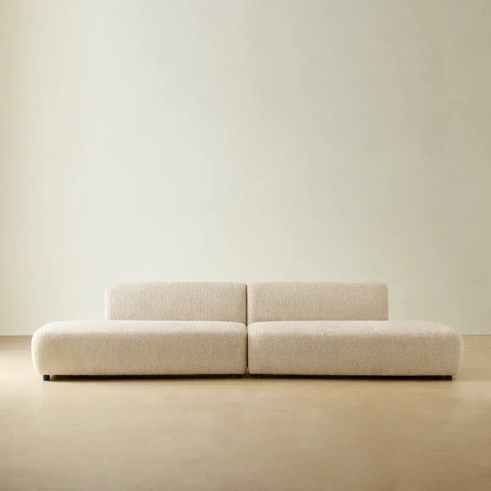 Evo Dusty Beige Fabric Modular Sofa