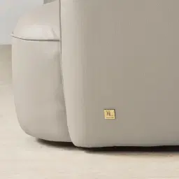 Spencer Milk Coffee Leather 3 Pieces Modular Sofa