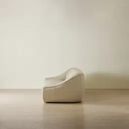 Valeni Oyster Grey Leather 3 Pieces Modular Sofa