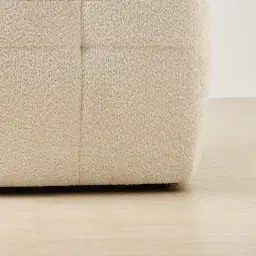 Amity Stone Cream Woven Fabric 3 Pieces Modular Sofa with Left Arm and Right Chaise