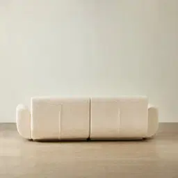 Vero Dusty Beige Fabric 2 Pieces Modular Sofa