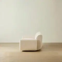 Vero Dusty Beige Fabric 2 Pieces Modular Sofa