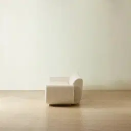 Vero Dusty Beige Fabric 3 Pieces Modular Sofa