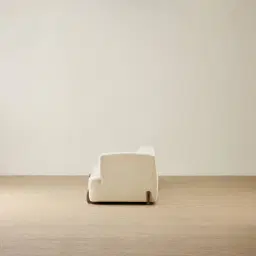 Calma Pearl Beige Fabric 3 Pieces Modular Sofa with Right Arm and Left Cuddler