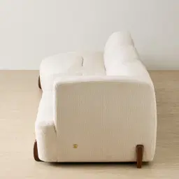 Calma Fusion Grey Fabric 3 Pieces Modular Sofa with Right Arm and Left Cuddler