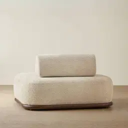 Bellagio Mid Beige Woven Fabric Single Seat Module