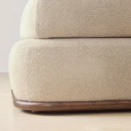 Bellagio Mid Beige Woven Fabric Right Arm Module