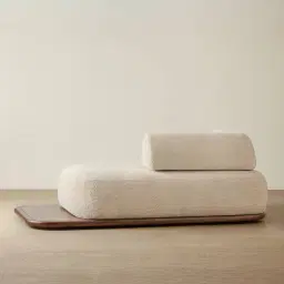 Bellagio Mid Beige Woven Fabric Right Arm Daybed