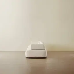 Bellagio Stone Cream Woven Fabric 3 Pieces Modular Sofa