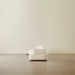 Bellagio Stone Cream Woven Fabric 3 Pieces Modular Sofa With Left Terminal and Side Platform