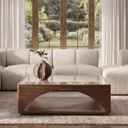 Quincy Stone Cream Woven Fabric 6 Pieces Modular Corner Sofa with Left Arm and Right Cuddler