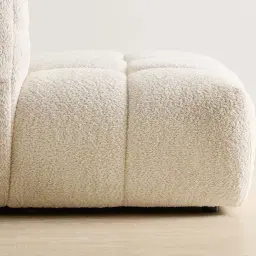 Amity Stone Cream Woven Fabric 2 Pieces Modular Sofa with Right Arm and Left Chaise