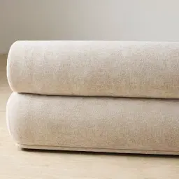 Pebbla Tuscan Sand Fabric 4 Pieces Modular Corner Sofa with Left Arm Wide and Right Arm Wide