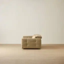 Jones Desert Brown Leather 3 Pieces Modular Dual Electric Recliner