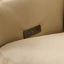 Linton Desert Brown Leather 2 Pieces Modular Dual Electric Recliner