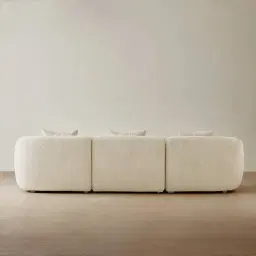 Willow Stone Cream 3 Pieces Modular Sofa
