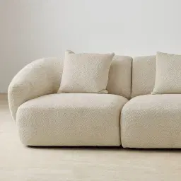 Willow Stone Cream 3 Pieces Modular Sofa