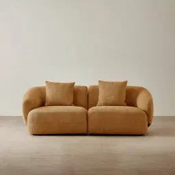 Willow Vintage Mustard 2 Pieces Modular Sofa