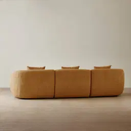 Willow Vintage Mustard 3 Pieces Modular Sofa