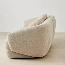 Willow II Mid Beige Woven Fabric 2 Pieces Modular Sofa