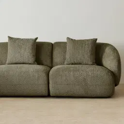 Willow II Winter Moss Woven Fabric Modular Corner Sofa