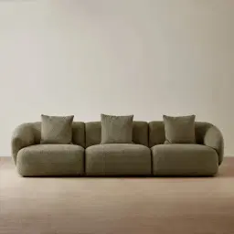Willow II Winter Moss 3 Pieces Modular Sofa
