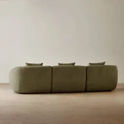 Willow II Winter Moss 3 Pieces Modular Sofa