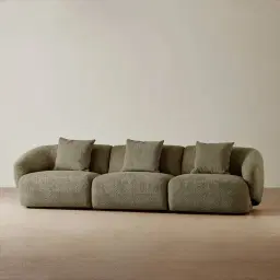 Willow II Winter Moss 3 Pieces Modular Sofa