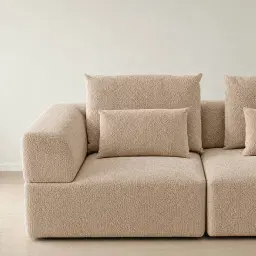 Riviera III Antelope 2 Pieces Modular Fabric Sofa