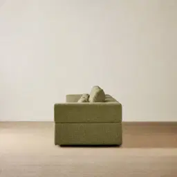 Riviera III Dusty Green Chenille 2 Pieces Modular Fabric Sofa
