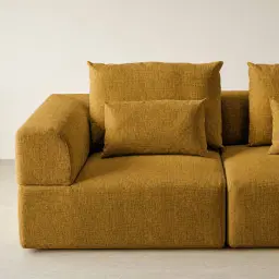 Riviera III Tuscan Sun Chenille Fabric Modular Sofa
